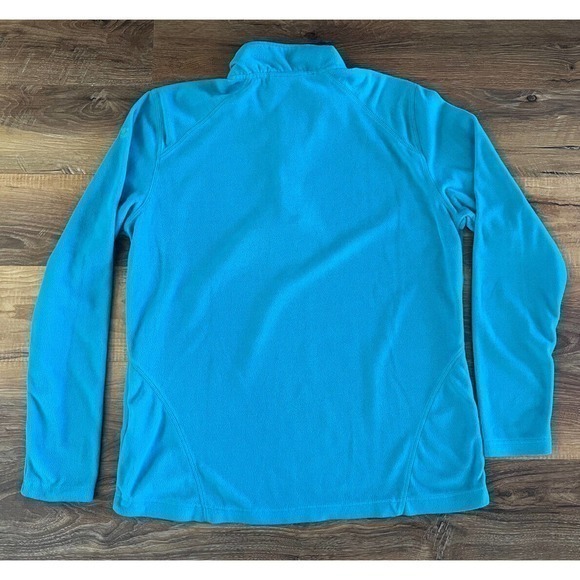 Killtec 1/4 Zip Up‎ Light Fleece Jacket Women's 16(L) Teal Mock Neck Long Sleeve - Picture 2 of 10